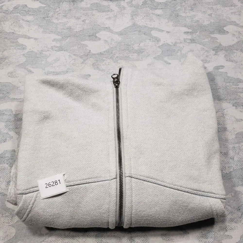 Lululemon Light Gray Zip-Up Hoodie Size 6